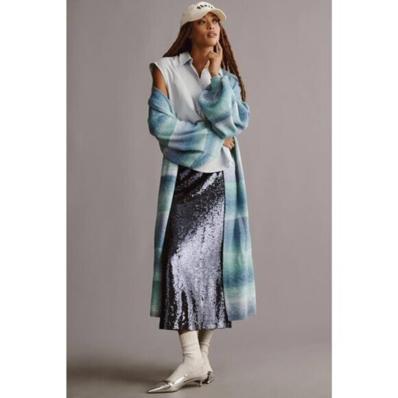 NWT, Anthropologie Ombre Stripe Duster Sweater - Picture 1 of 8